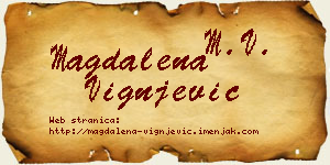 Magdalena Vignjević vizit kartica